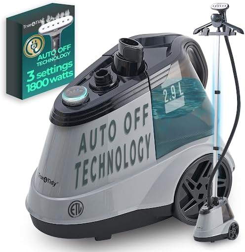 True & Tidy® Commercial Garment Steamer – Heavy Duty 1800W by TrueTidy