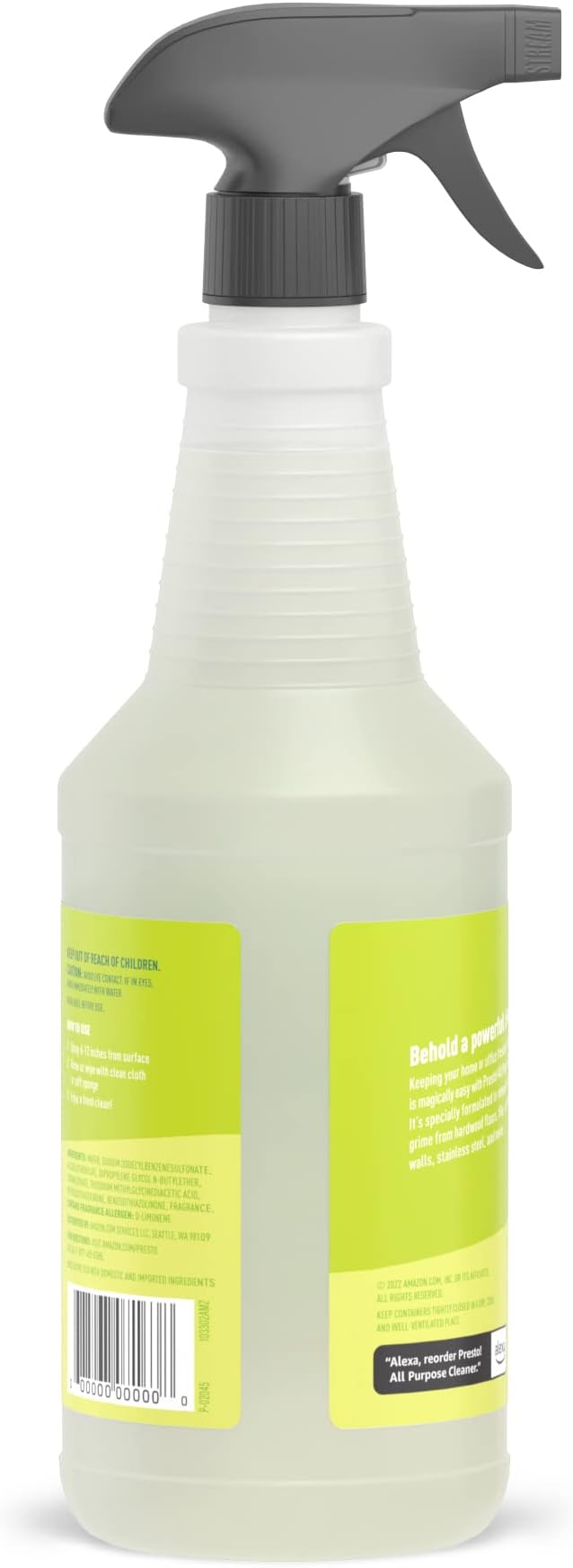 Amazon Brand – Presto! All Purpose Cleaner, Lemon Scent, 32 fl oz - Image 6