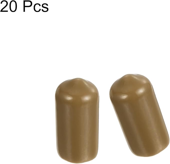 uxcell 20pcs Rubber End Caps 9.5mm ID Vinyl PVC Round Tube Bolt Cap Cover Screw - Image 2
