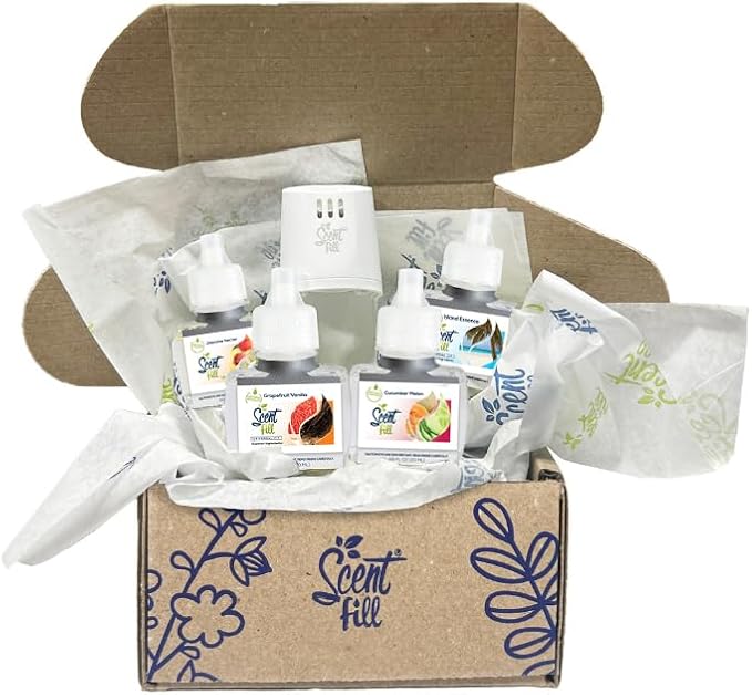 Summer Scent Fill Plug in Air Freshener Kit, 4 Refills + Diffuser - Image 6