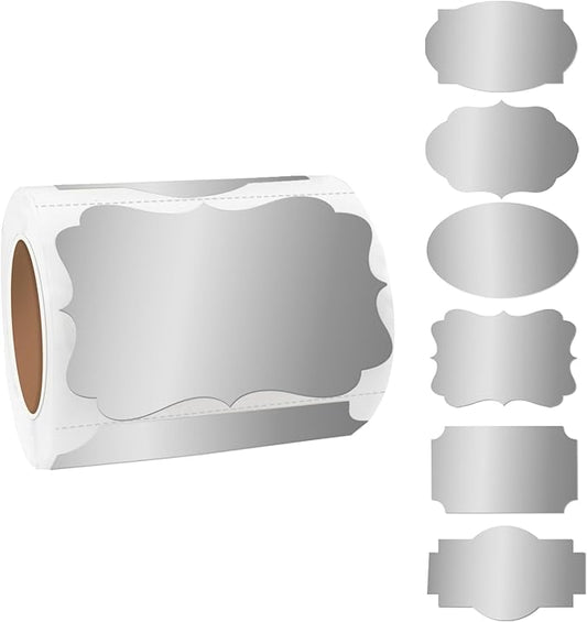Silver Labels Stickers by Yeachlaing