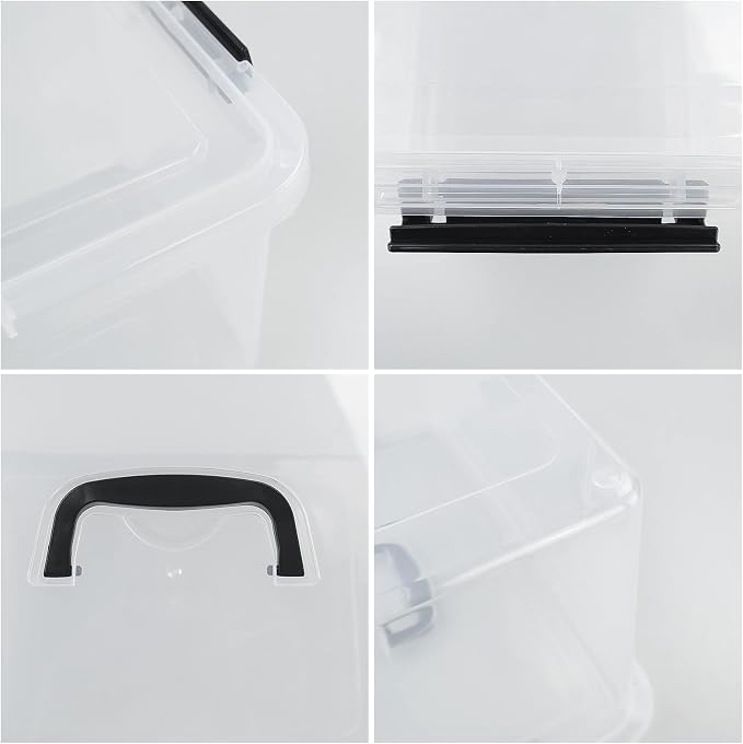 17.5 L Clear Plastic Storage Box - Image 3