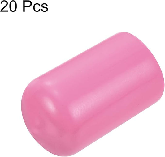 uxcell 20pcs Rubber End Caps 13mm ID Vinyl PVC Round Tube Bolt Cap Cover Screw - Image 2