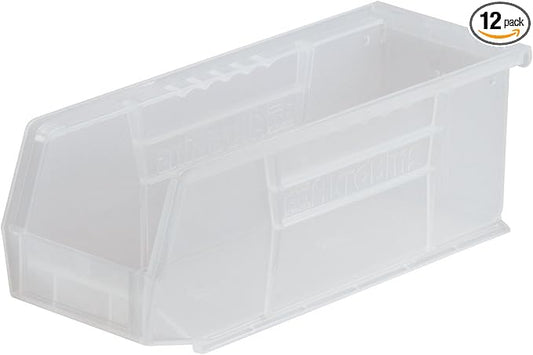 Akro-Mils 30224 AkroBins Plastic Storage Bins, Space-Saving Stackable Bins by Akro-Mils