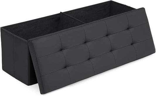 Athena Collection 43" Storage Ottoman Bench Folding Bench by AthenaCollectionFurniture