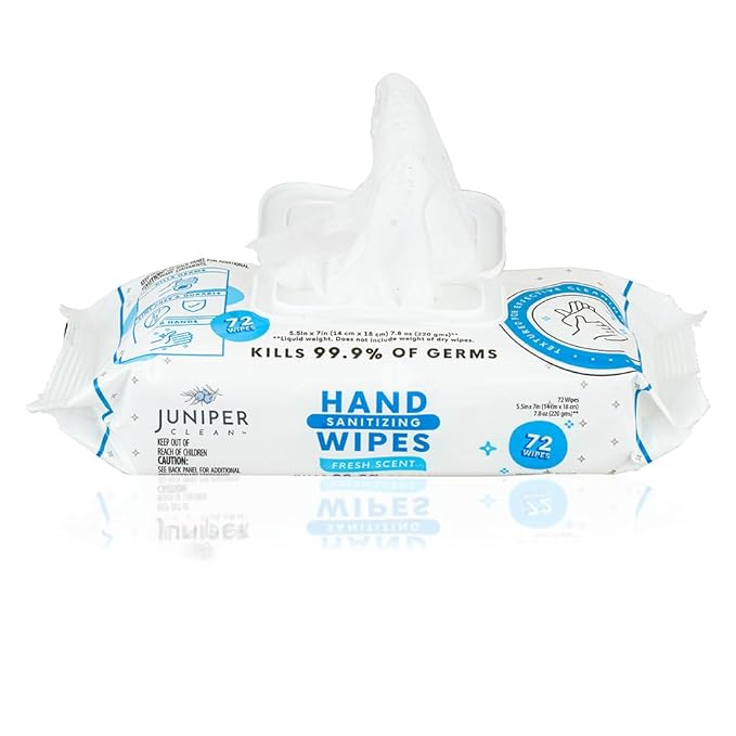1 Pack Hand Sanitizing Wipes, Alcohol Free 72 Count Disposable Hand Sanitizer - Image 6