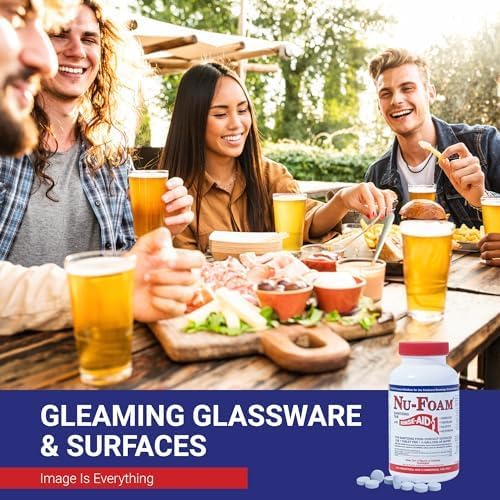 Nu-Foam Sanitizing Tablets for Bar Glassware – Superior Rinse Aid - Image 4