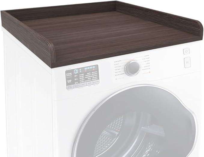Washer Dryer Countertop Only, Edge Rails-27.5" Depth*27.5" Width Laundry Room by SADIELIFE