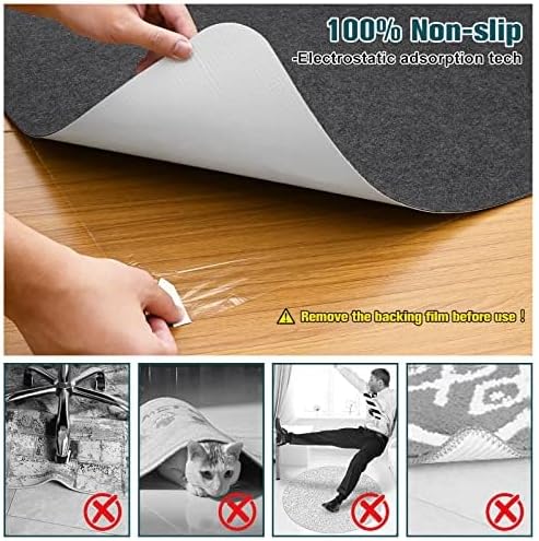 2 Pack Desk Chair Mat for Hardwood Floor & Tile 55"x35" Office Chair Mat for - Image 2