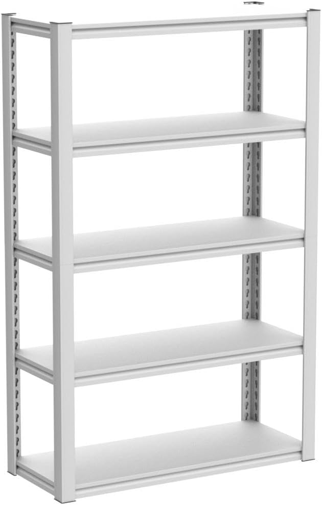 Raybee Garage Shelving Heavy Duty 2000LBS Storage Shelves 5 Tier Metal Shelving - Image 5