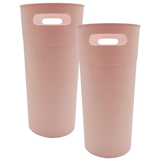 Small Trash Can Plastic Bathroom Wastebasket 3.2 Gallon Slim Garbage Container - Image 5