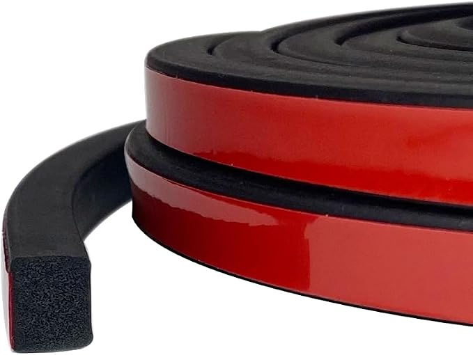 Solid Rectangle Rubber Seal by Tintvent