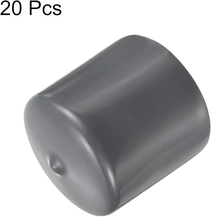 uxcell 20pcs Rubber End Caps 36mm ID Vinyl Round Tube Bolt Cap Cover Thread - Image 2