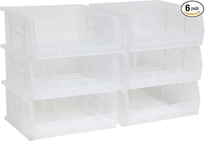 Akro-Mils 30235 AkroBins Plastic Storage Bins, Space-Saving Stackable Bins by Akro-Mils