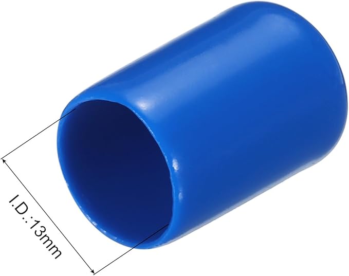 uxcell 20pcs Rubber End Caps 13mm ID Vinyl PVC Round Tube Bolt Cap Cover Screw - Image 3