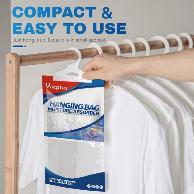 Vacplus Moisture Absorbers Packets, Fragrance Free 10 Pack, Humidity Packs - Image 4