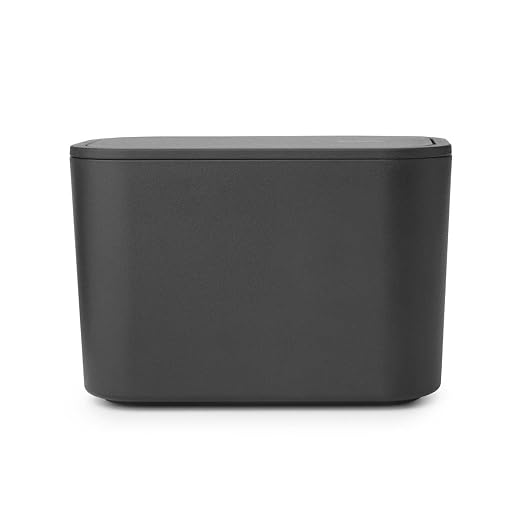 Brabantia MindSet Bathroom Small Trash Caddy Hygienic Basin Top Storage Can by BrabantiaUSA
