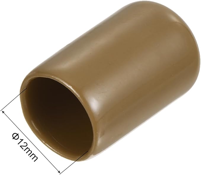 uxcell 20pcs Rubber End Caps 12mm ID Vinyl PVC Round Tube Bolt Cap Cover Screw - Image 3