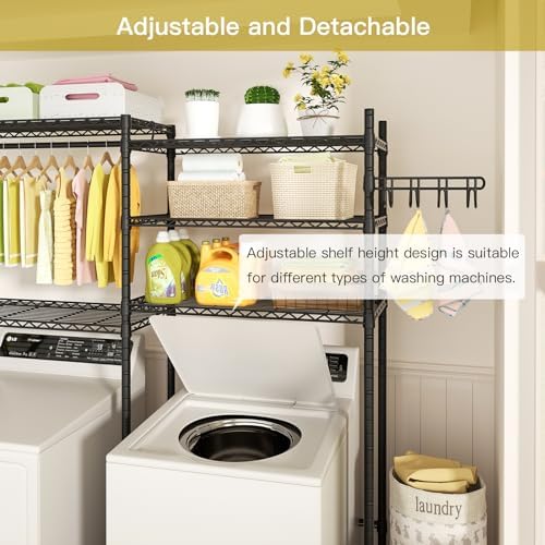 Ulif U5 Over the Washer and Dryer Storage Shelf, Laundry Room Space Saver