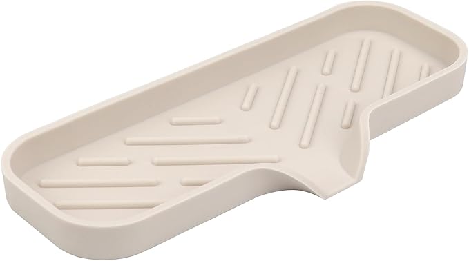 YASMEN Silicone Bathroom Soap Dishes, Sink Sponge Holder by YASMEN