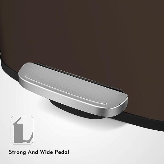 AthLike Trash Can, Stainless Steel Kitchen Garbage Can, Step Waste Bin - Image 3