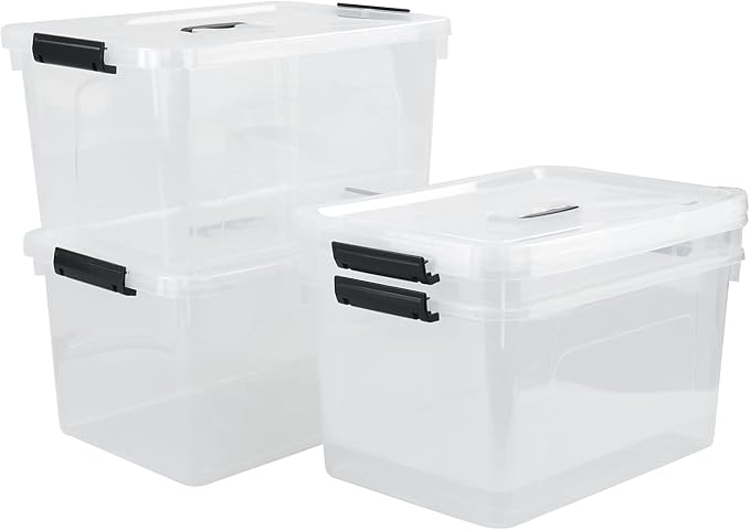 17.5 L Clear Plastic Storage Box - Image 7