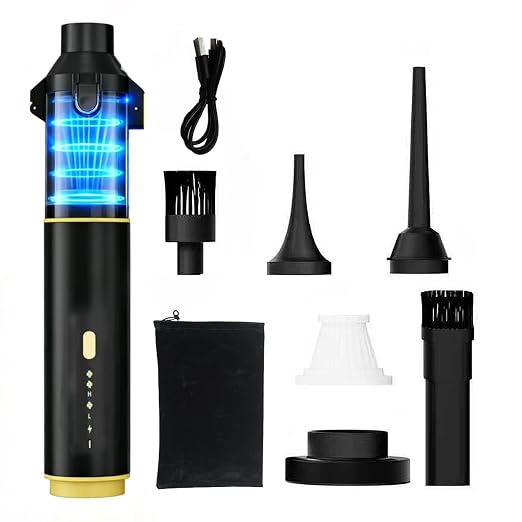 Cros 4-in-1 Mini Cordless Vacuum Cleaner, 21kPa Powerful Suction, Portable by CROS