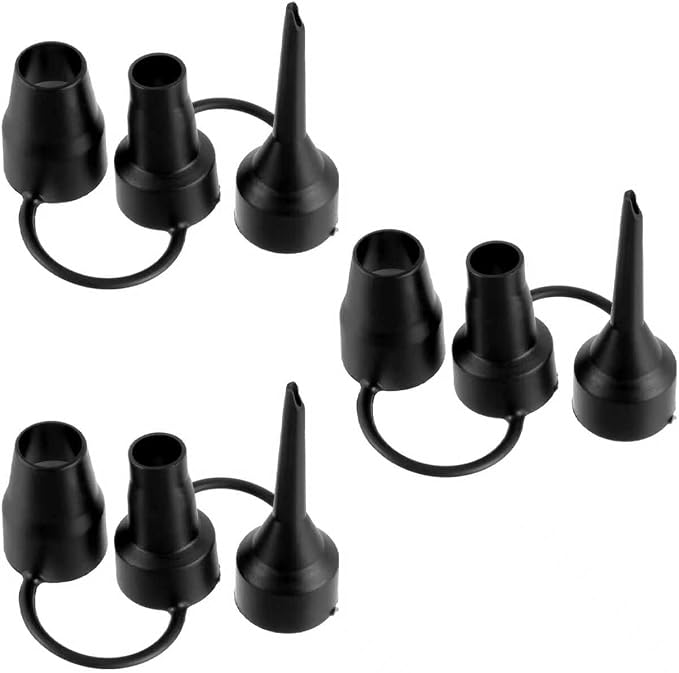 Air Pump Replacement Nozzles, 3 Set Replacement Nozzles, 3 Sizes Air Pump by HUAREW