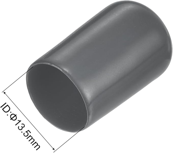 uxcell 20pcs Rubber End Caps 13.5mm ID Vinyl Round Tube Bolt Cap Cover Thread - Image 3