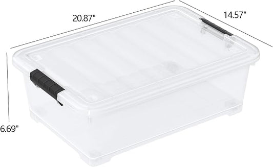 20L Under Bed Storage Containers, Closet Organizers and Storage Bins, Under Bed - Image 2