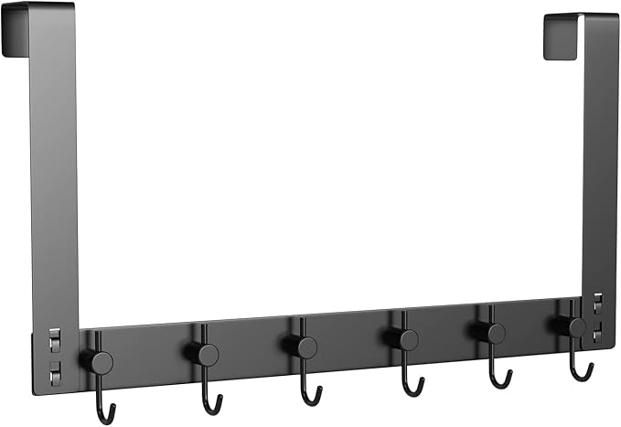 VAEHOLD Over The Door Hooks for Hanging Clothes, Heavy-Duty Door Hooks - Image 8