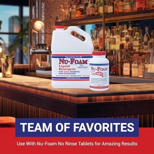 Nu-Foam Sanitizing Tablets for Bar Glassware – Superior Rinse Aid - Image 2