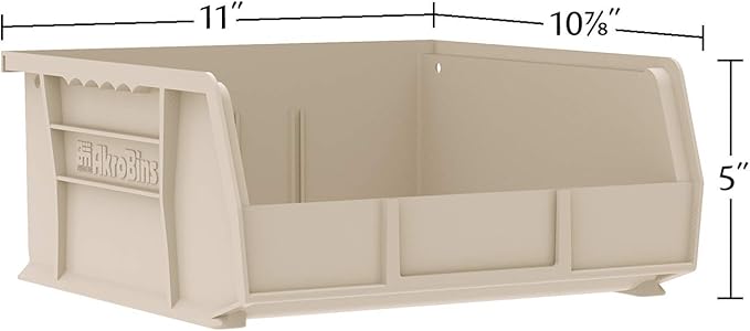 Akro-Mils 30235 AkroBins Plastic Storage Bins, Space-Saving Stackable Bins - Image 3