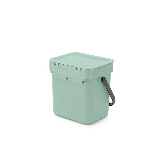 Brabantia Sort & Go Food Trash Can Small Countertop Kitchen Compost Caddy - Image 5