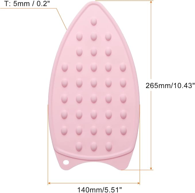 HARFINGTON Silicone Iron Rest Pad, Pale Pink - Image 2