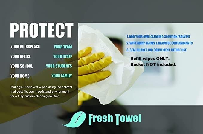 Fresh Towel Mix-N-Wipe Dry Wipes Refill - Image 4