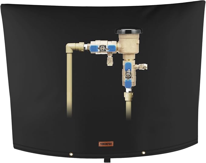 TOHONFOO Backflow Preventer Pipe Insulation Cover by TOHONFOO