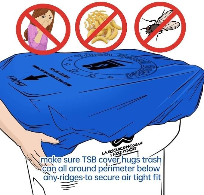 32 Gallon Trash Can Cover Odor Eliminating Bag - Image 6