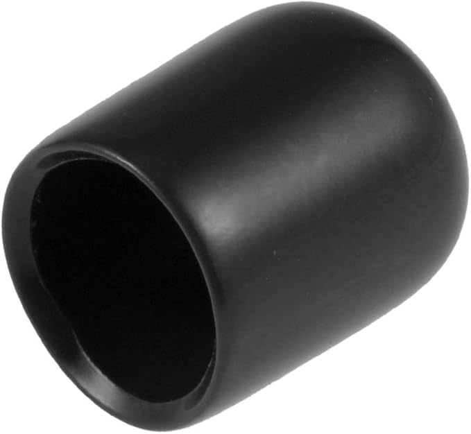 uxcell 20pcs Rubber End Caps 3/8" ID Vinyl Round Tube Bolt Cap Cover Thread by uxcell