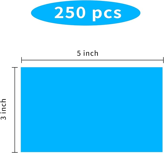 STARLIBOO 3"X5" Rectangle Colored Labels, Removable Moving Labels - Image 5