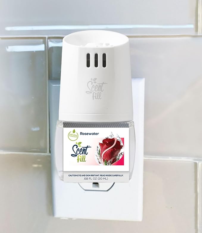 Scent Fill Rosewater Plug in Air Freshener, Scented Oil Refills, 2 Plug in - Image 2