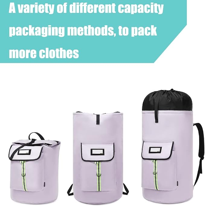 laundry bag backpack, extra-large heavy duty laundry bags, laundry backpack - Image 4