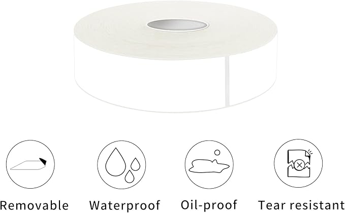 500 Blank Removable Freezer Labels Water Oil Resistant - Image 3