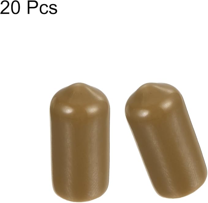 uxcell 20pcs Rubber End Caps 7.5mm ID Vinyl PVC Round Tube Bolt Cap Cover Screw - Image 2
