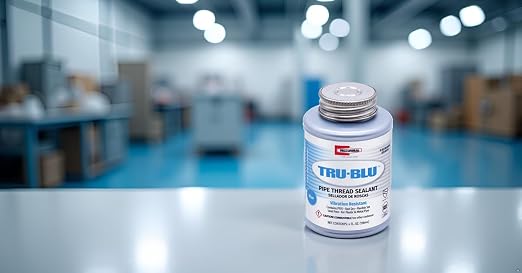 Rectorseal 31631 1/4 Pint Brush Top Tru-Blu Pipe Thread Sealant - Image 4