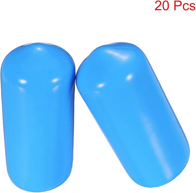 uxcell 20pcs Rubber End Caps 10mm ID Vinyl PVC Round Tube Bolt Cap Cover Screw - Image 2