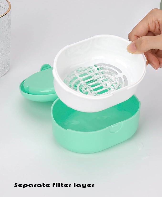MURRI&MURRDI Retainer Case, Denture Bath Box - Image 2