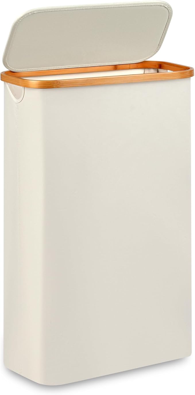 Slim Laundry Basket, Tall laundry Hamper by Merkisa