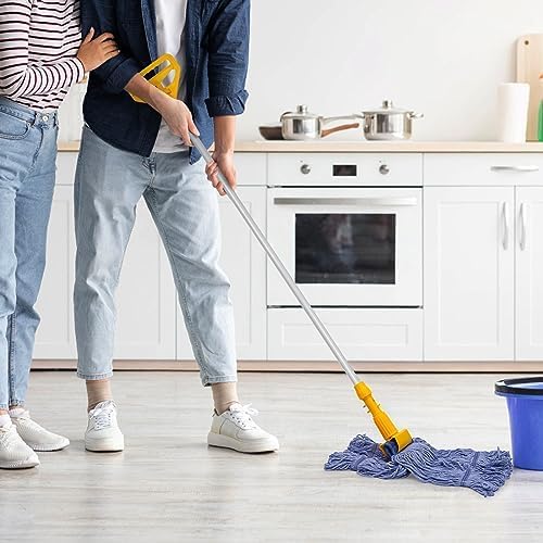 Pack of 6 Heavy Duty Commercial Looped End Cotton Mop, String Cotton Mop Refill - Image 4