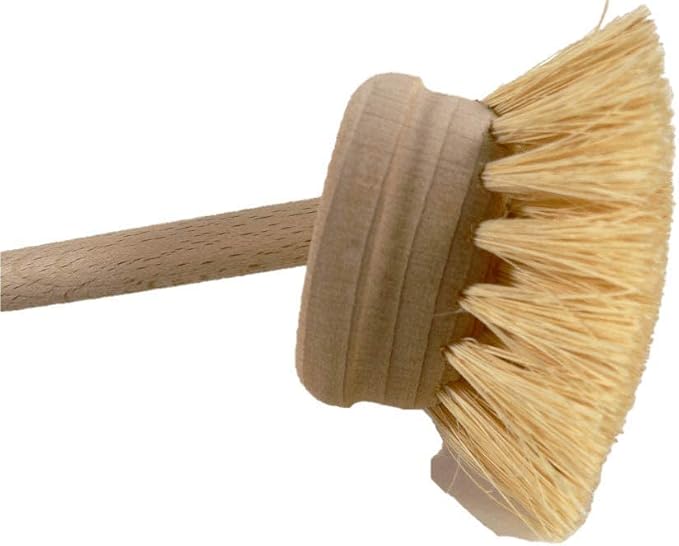 Valentino Garemi Tub Scrub Brush – Real Tampico Fibers – Cleaning Bathtubs - Image 5